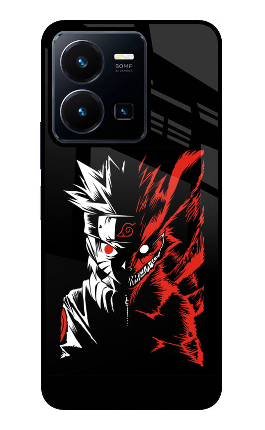 Naruto Two Face Vivo Y35 Glass Case