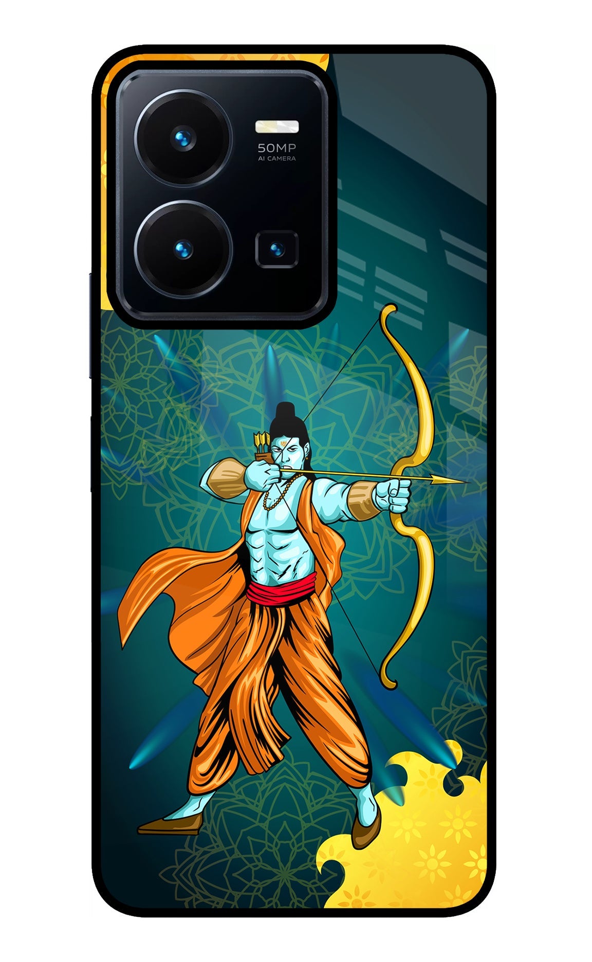 Lord Ram - 6 Vivo Y35 Glass Case