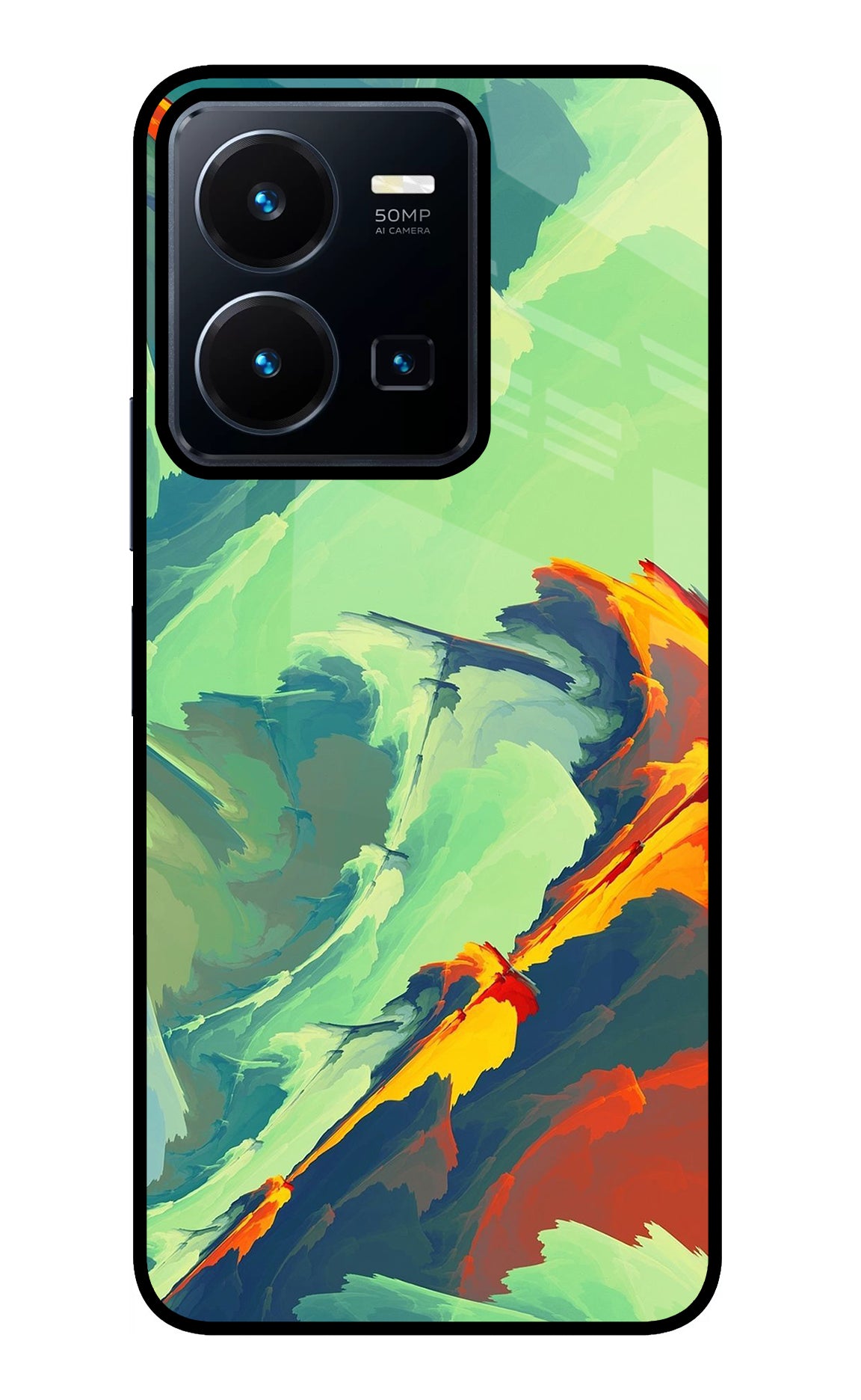 Paint Art Vivo Y35 Back Cover