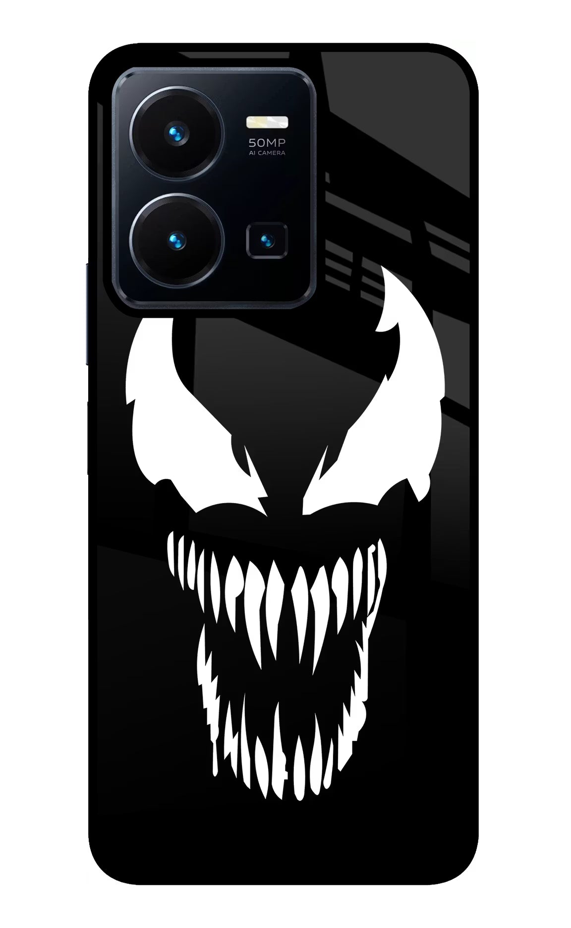 Venom Vivo Y35 Glass Case Back Cover by Casekaro