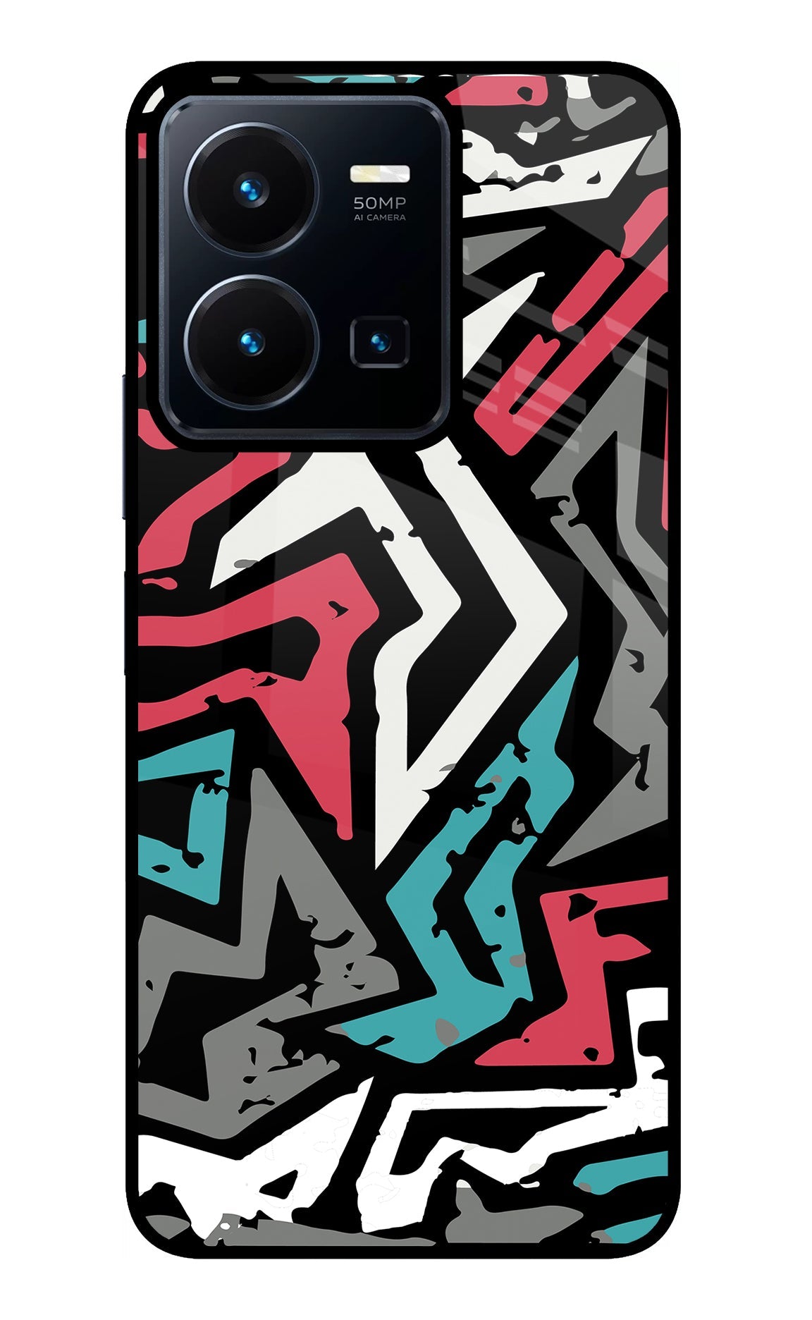 Geometric Graffiti Vivo Y35 Back Cover