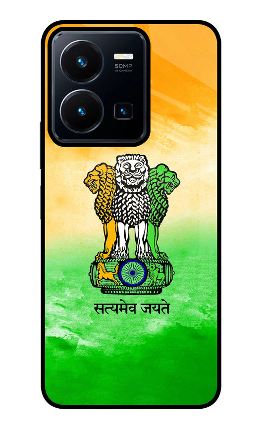 Satyamev Jayate Flag Vivo Y35 Glass Case