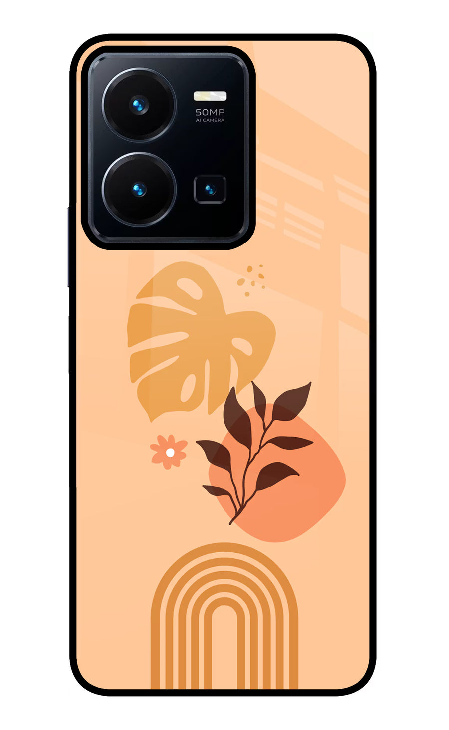 Bohemian Art Vivo Y35 Back Cover, Glass case