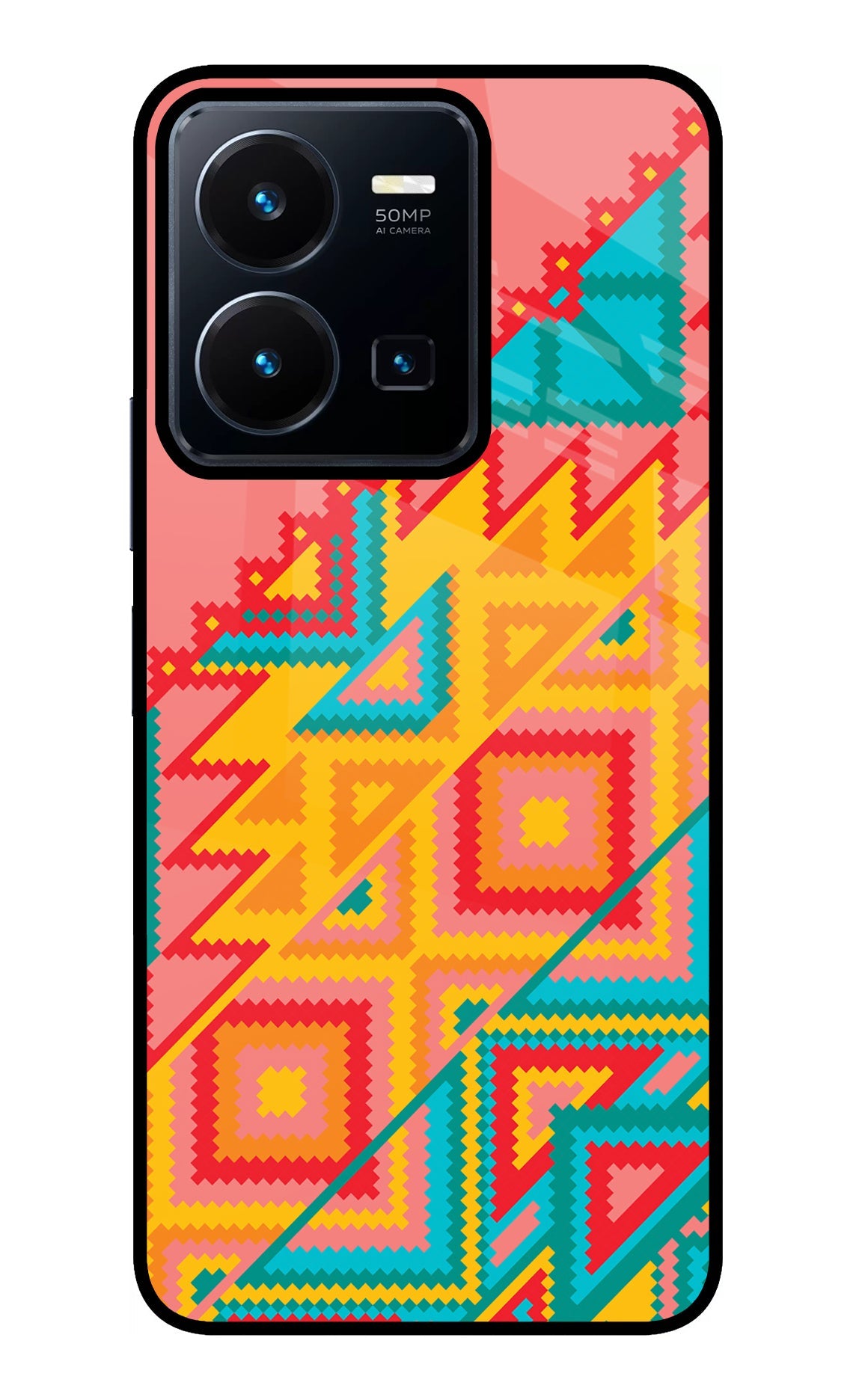 Aztec Tribal Vivo Y35 Back Cover