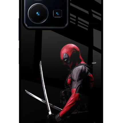 Deadpool Vivo Y35 Glass Case