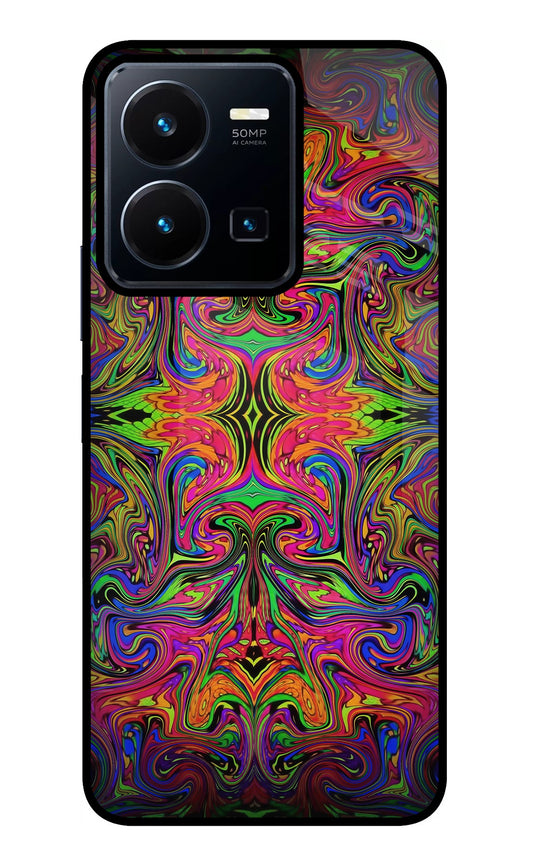 Psychedelic Art Vivo Y35 Glass Case