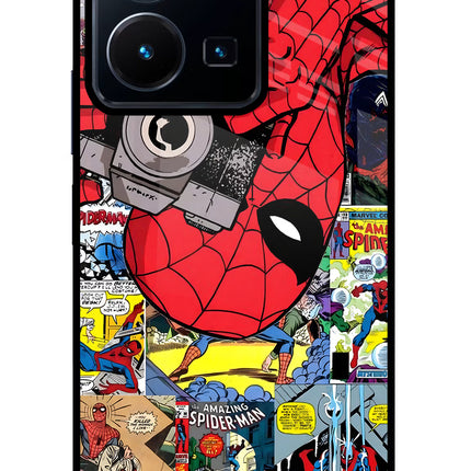 Spider Man Vivo Y35 Glass Case