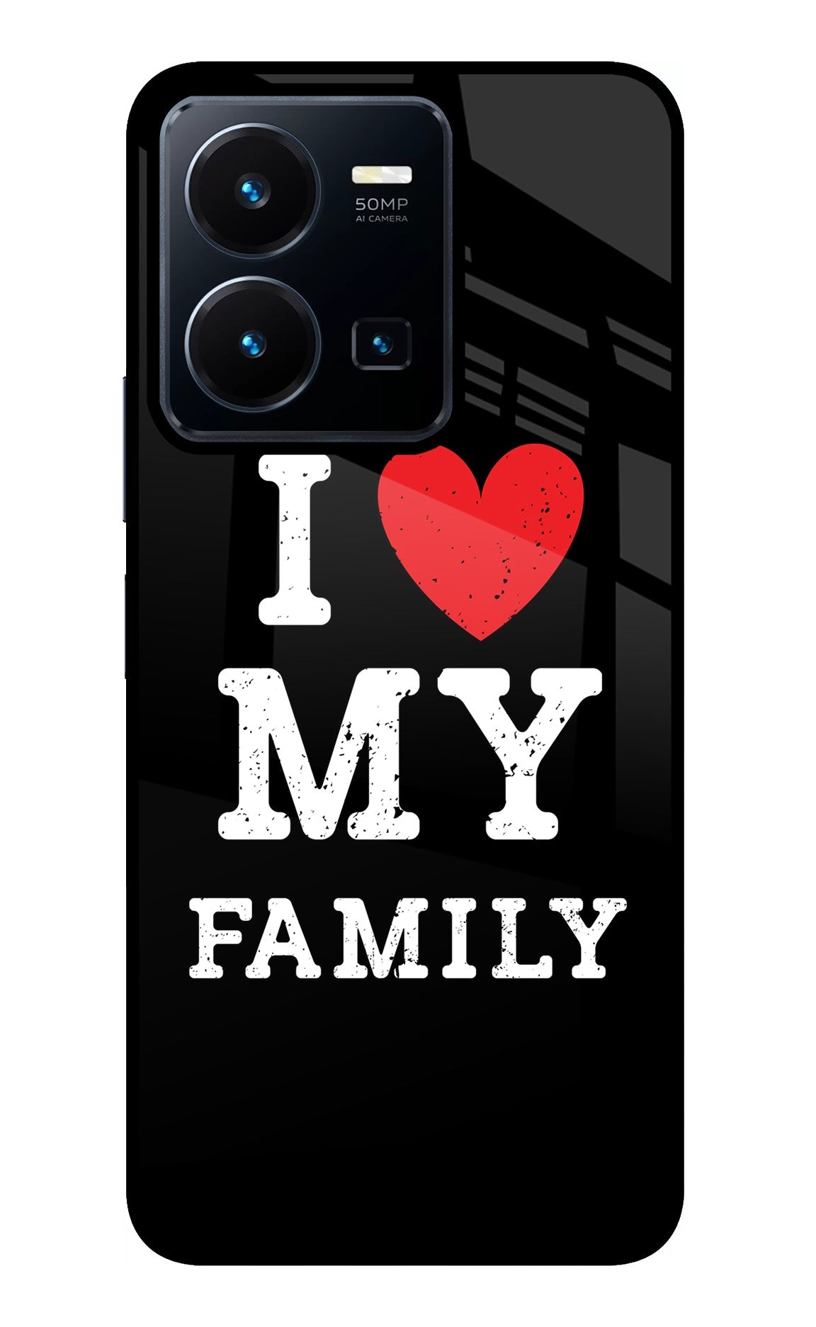 I Love My Family Vivo Y35 Back Cover