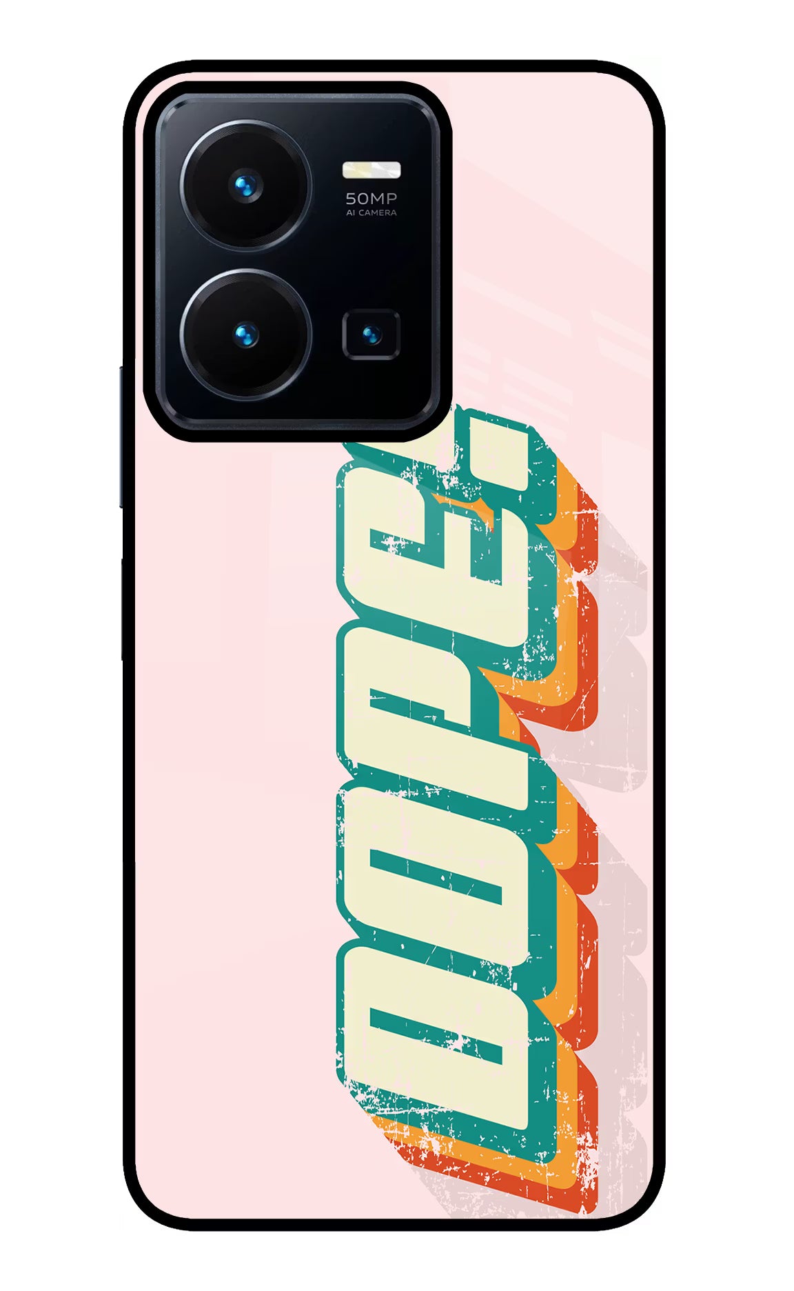 Dope Vivo Y35 Glass Case Back Cover by Casekaro