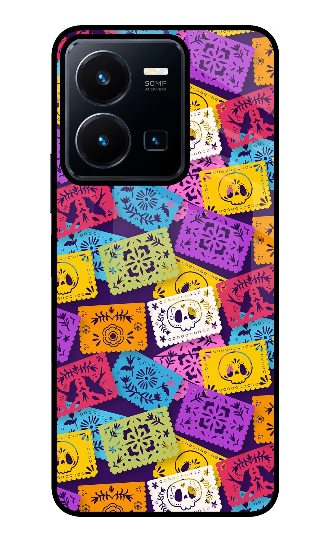 Mexican Pattern Vivo Y35 Back Cover