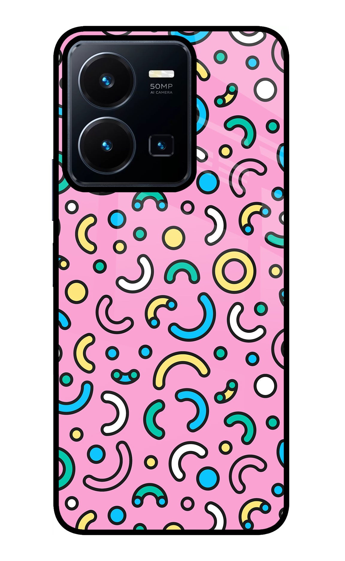 Memphis Design Vivo Y35 Back Cover