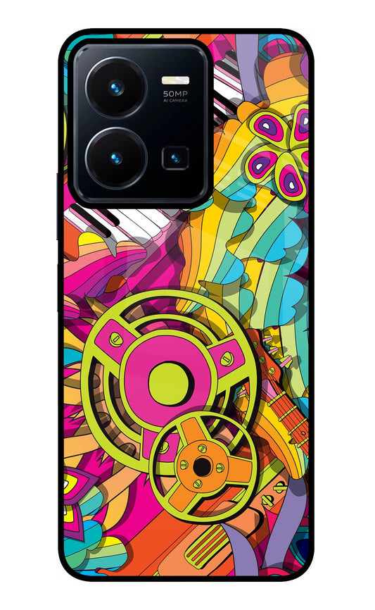 Music Doodle Vivo Y35 Glass Case