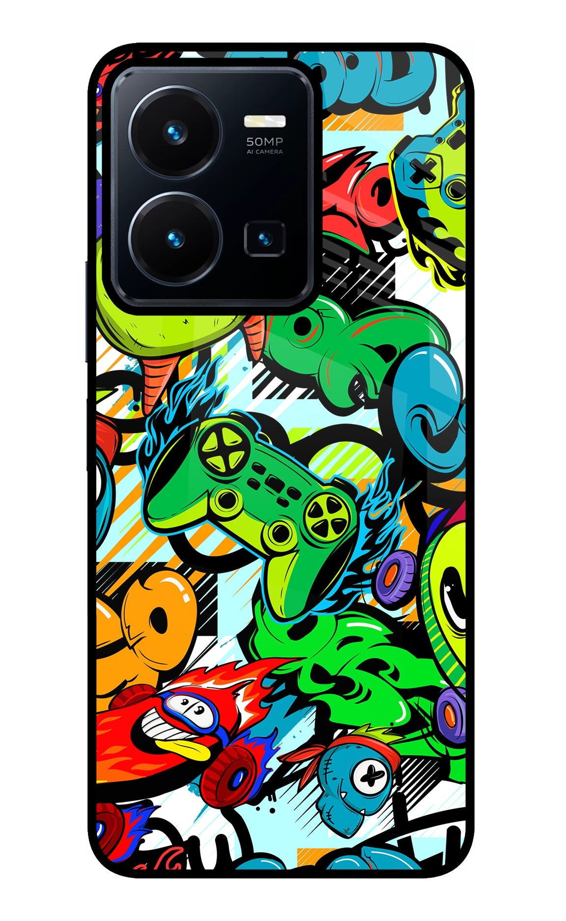 Game Doodle Vivo Y35 Back Cover