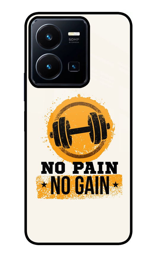 No Pain No Gain Vivo Y35 Glass Case