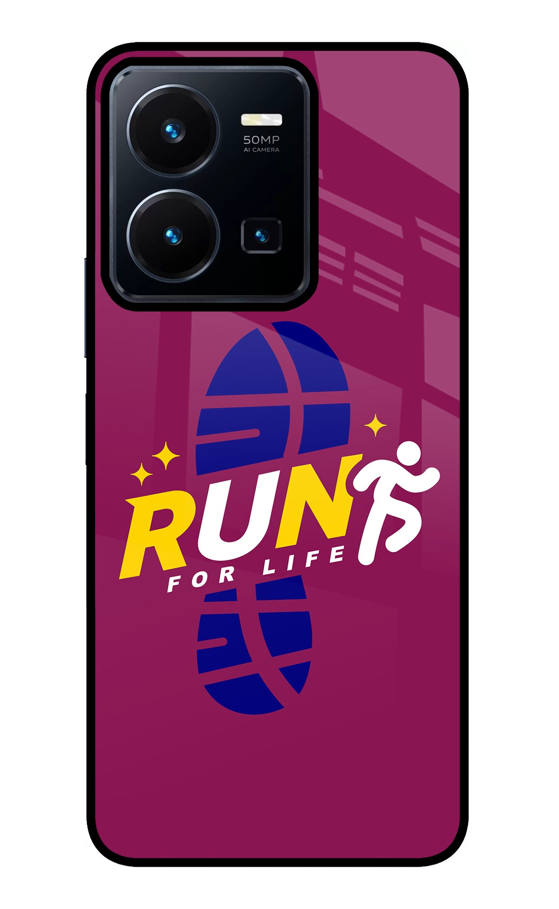 Run for Life Vivo Y35 Glass Case