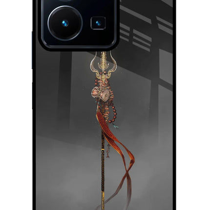 Shiv Trishul Vivo Y35 Glass Case