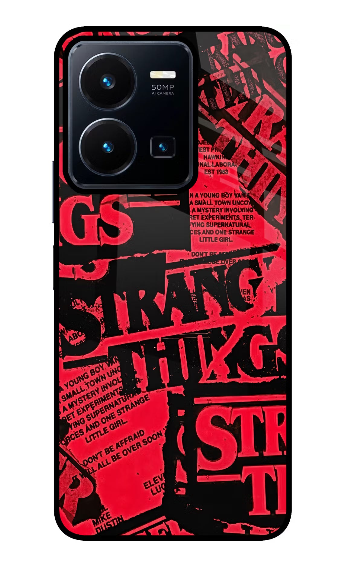 Ordinary Things Vivo Y35 Glass Case Back Cover by Casekaro