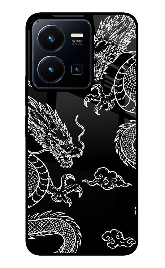 Twin Dragons Vivo Y35 Glass Case