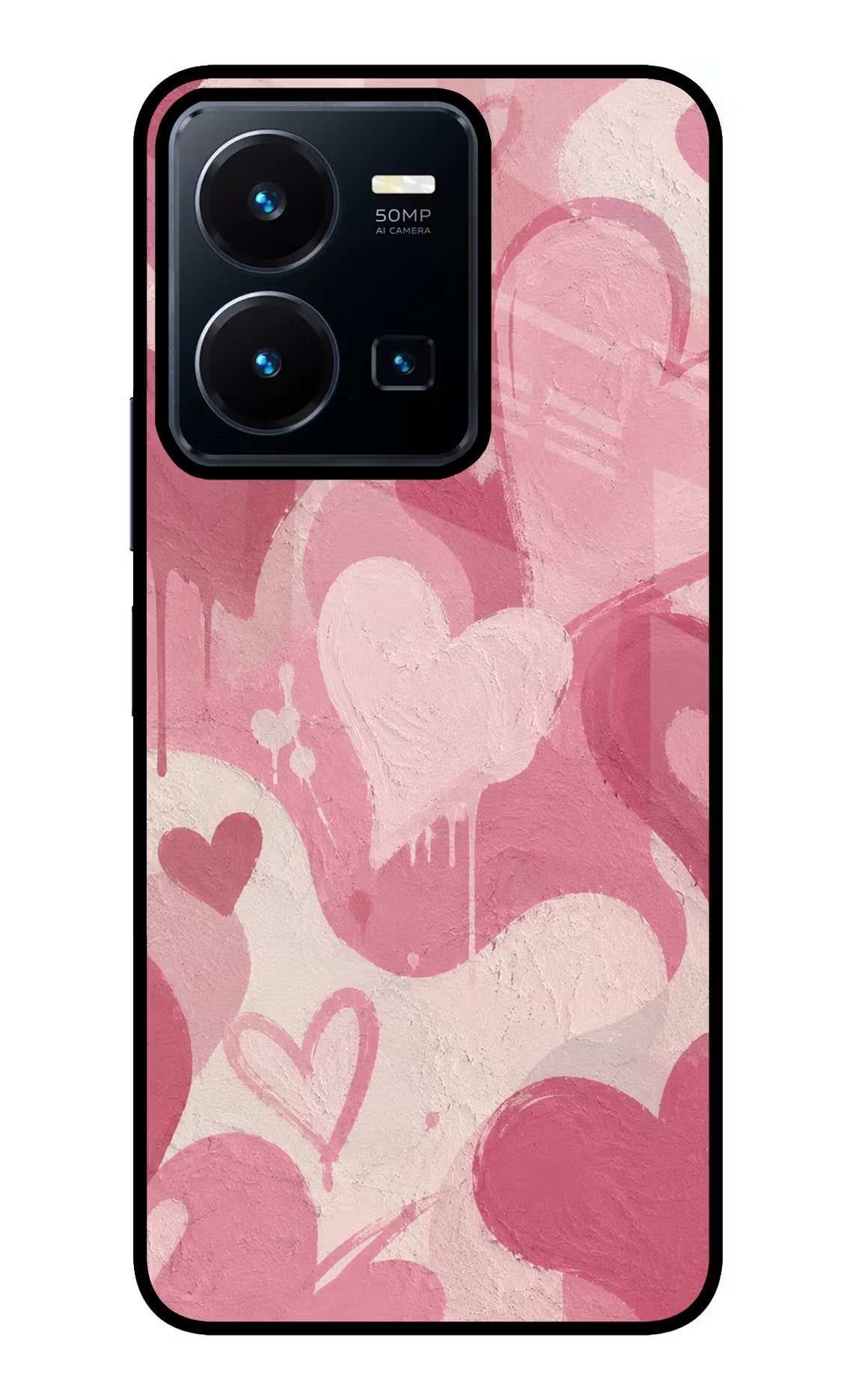 Hearty case Vivo Y35 Glass Case