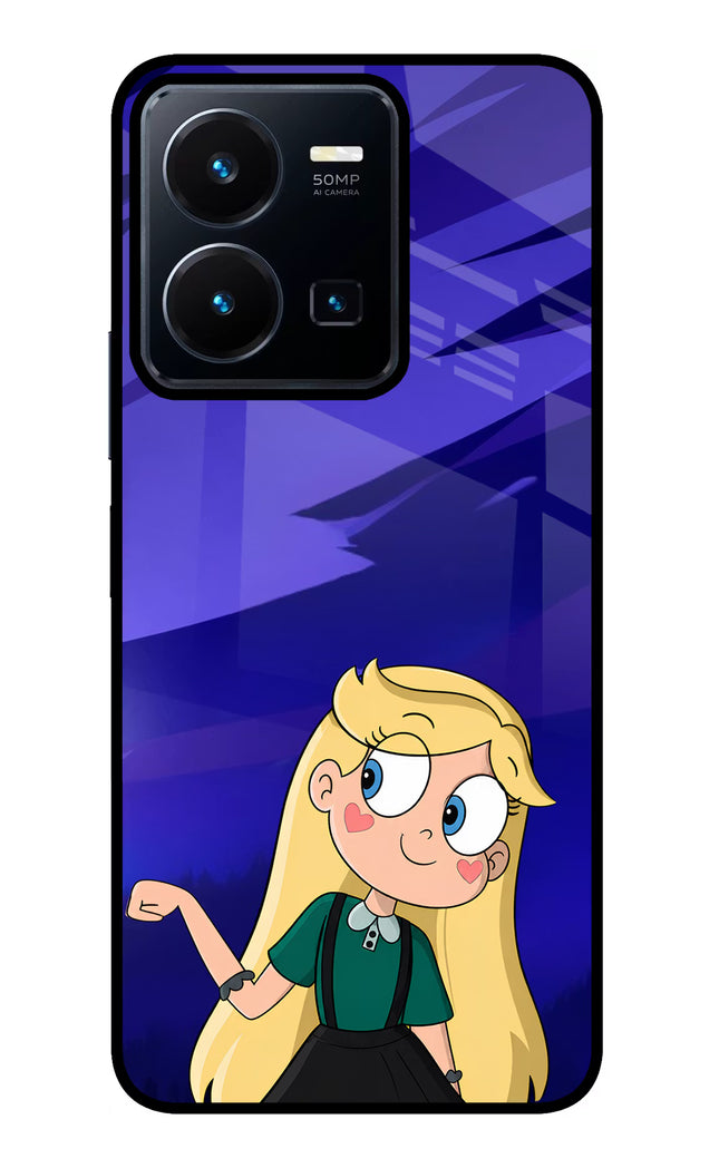 Star Glow Vivo Y35 Glass Case