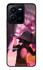 Forever Cat Vivo Y35 Glass Case
