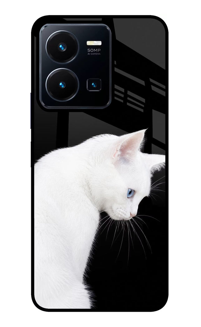Snow Gaze Vivo Y35 Glass Case