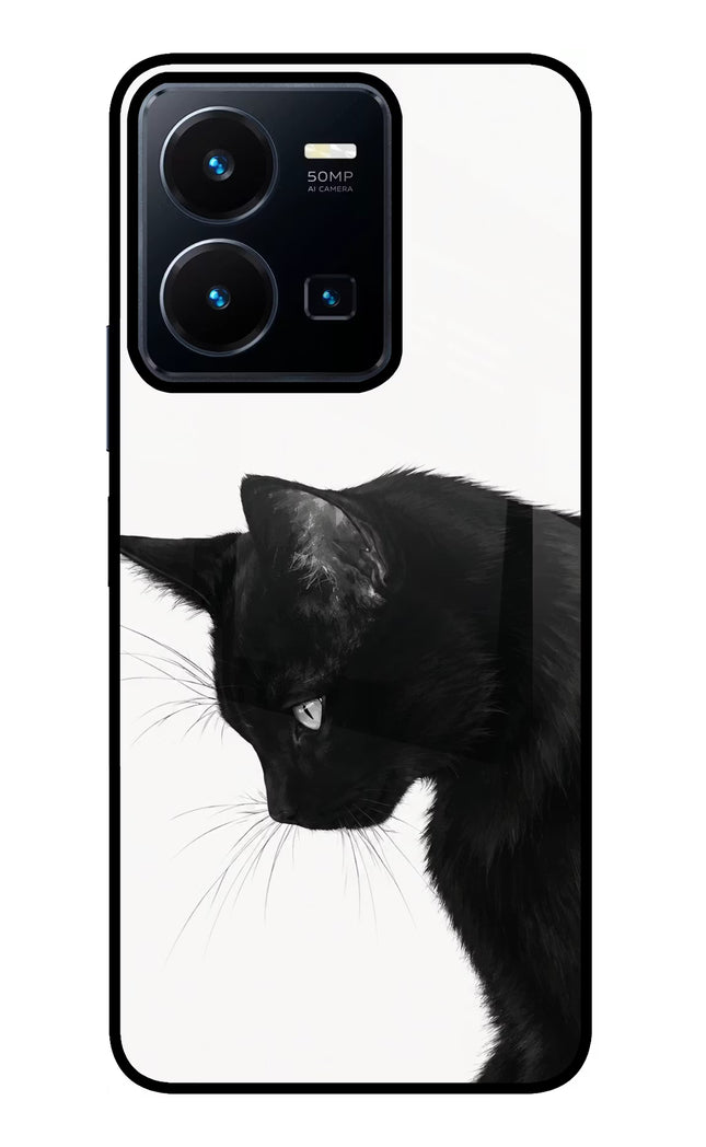 Shadow Gaze Vivo Y35 Glass Case