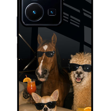 Party Squad Vivo Y35 Glass Case