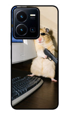 Hacker Hamster Vivo Y35 Glass Case