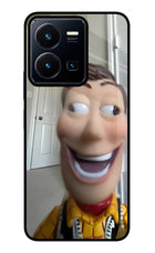 Side Eye Woody Vivo Y35 Glass Case