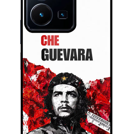 Che Guevara Revolution Vivo Y35 Glass Case Back Cover by Casekaro