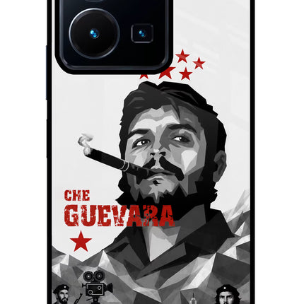 Che Guevara Iconic Vivo Y35 Glass Case Back Cover by Casekaro