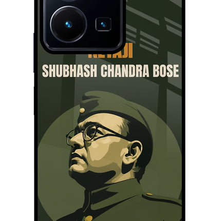 Netaji Legacy Vivo Y35 Glass Case Back Cover by Casekaro