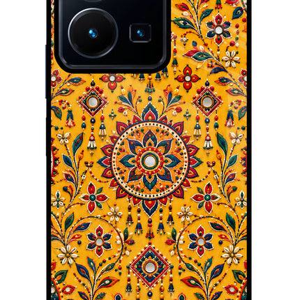 Sunlit Aura Vivo Y35 Glass Case