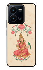 Goddess Lakshmi Vivo Y35 Glass Case