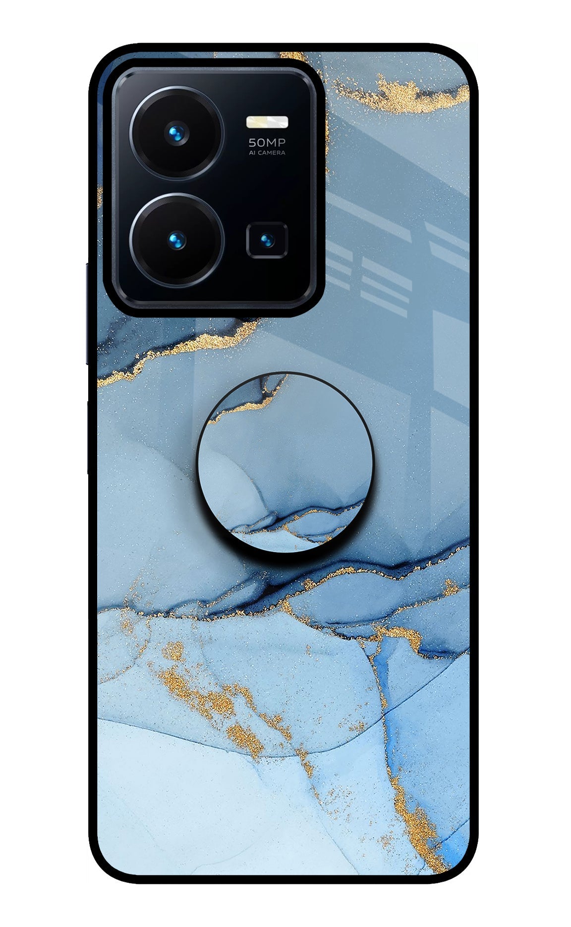 Blue Marble Vivo Y35 Glass Case