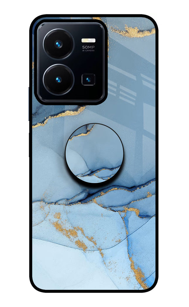 Blue Marble Vivo Y35 Pop Case by Casekaro