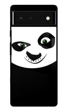 Panda Google Pixel 6 Glass Case Back Cover by Casekaro