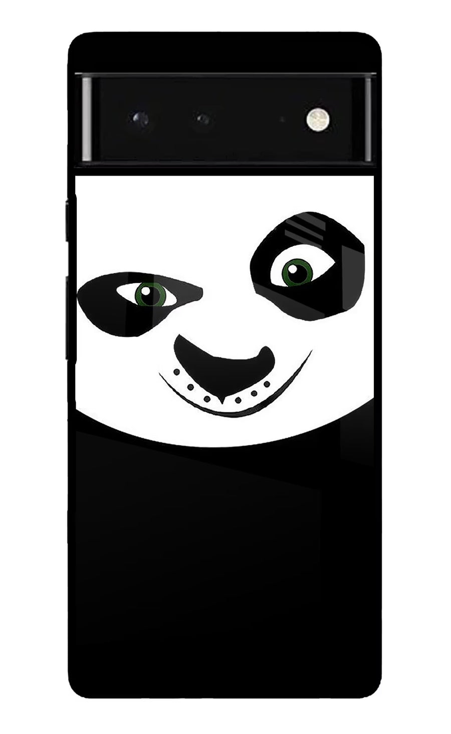 Panda Google Pixel 6 Back Cover, Glass case