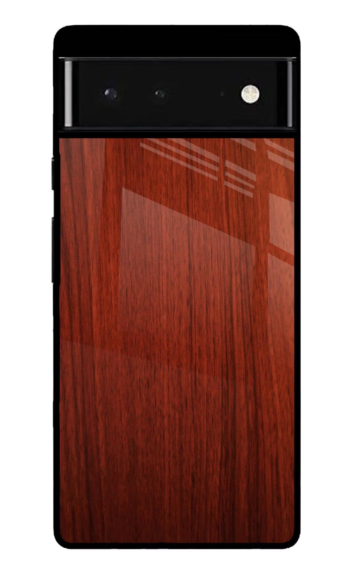 Wooden Plain Pattern Google Pixel 6 Glass Case