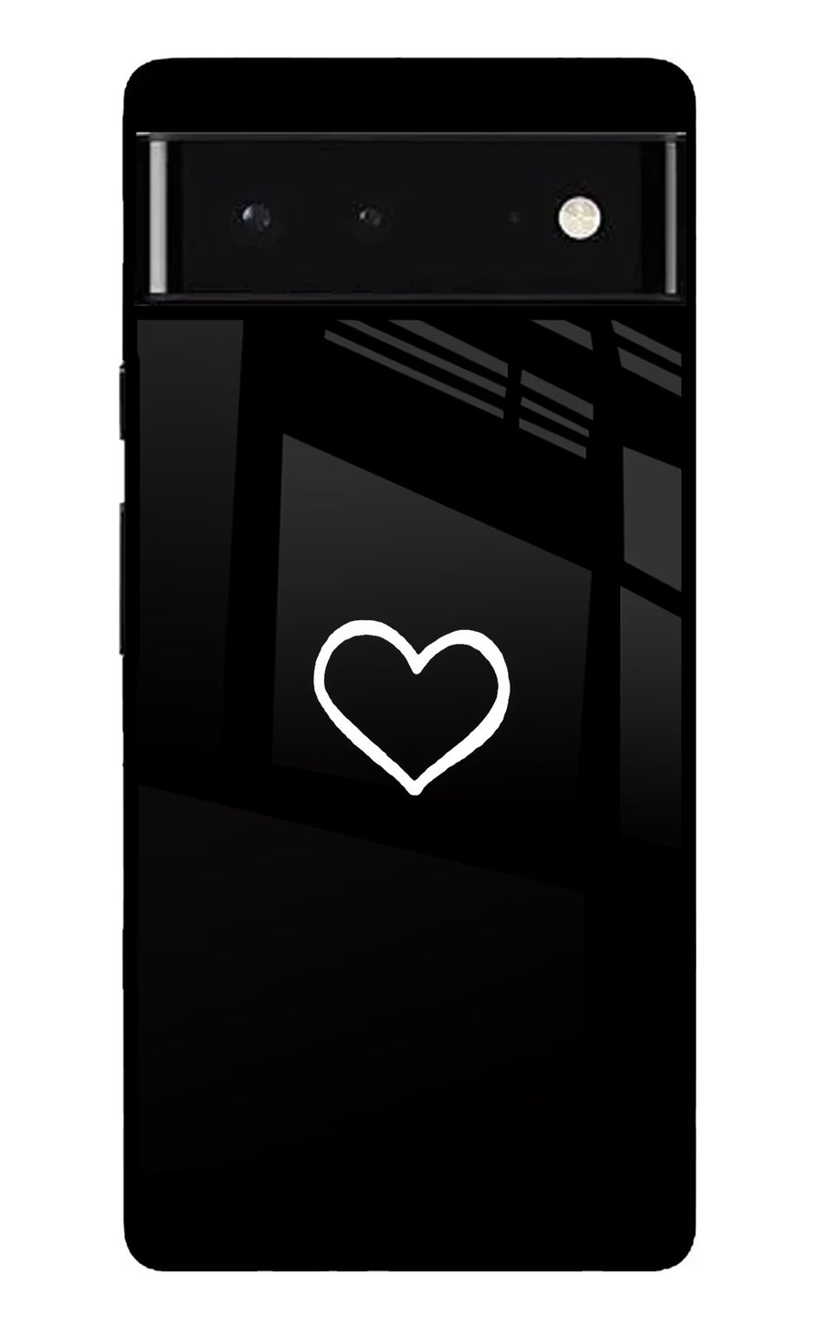Heart Google Pixel 6 Back Cover, Glass case