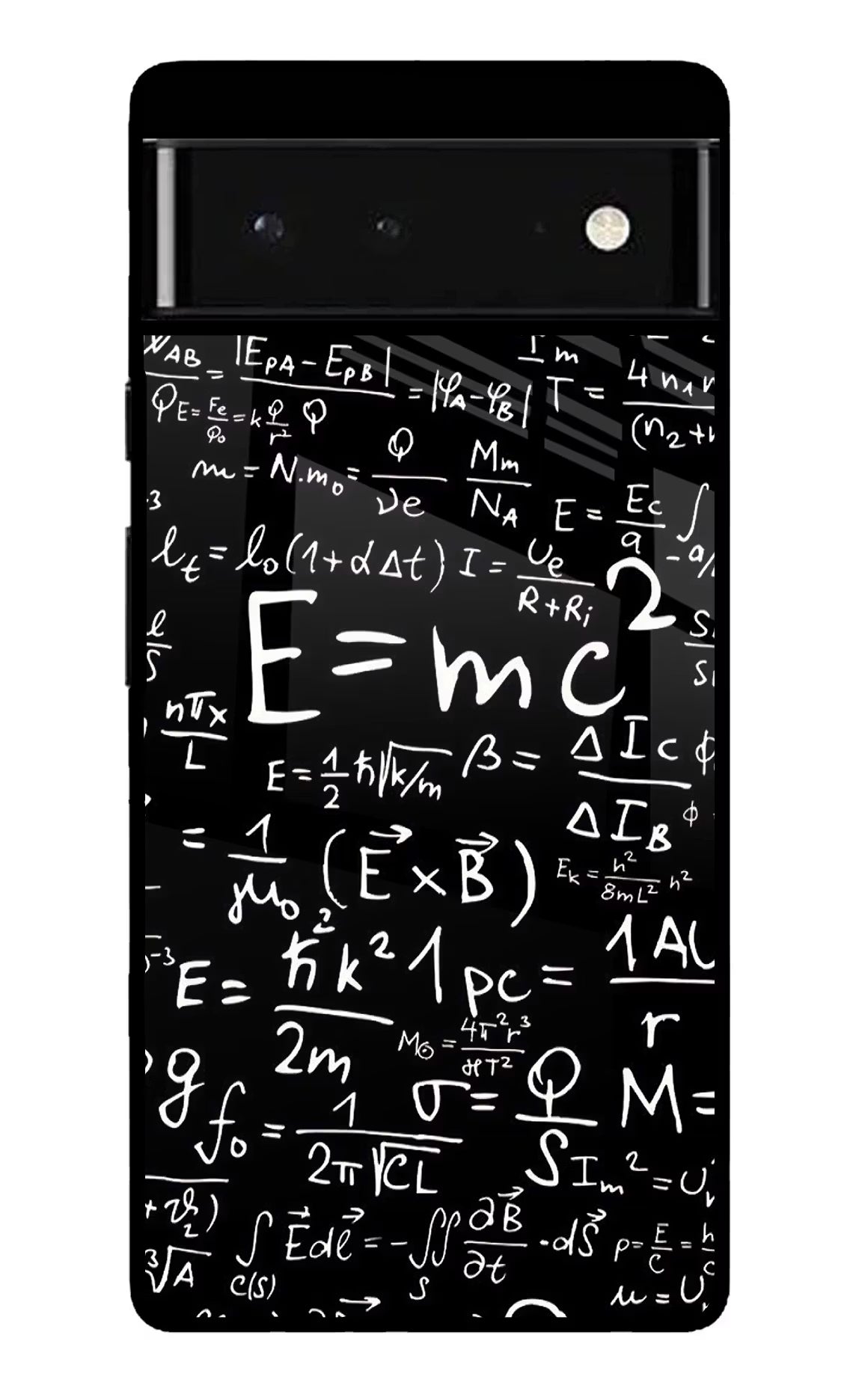 Physics Formula Google Pixel 6 Glass Case Back Cover by Casekaro