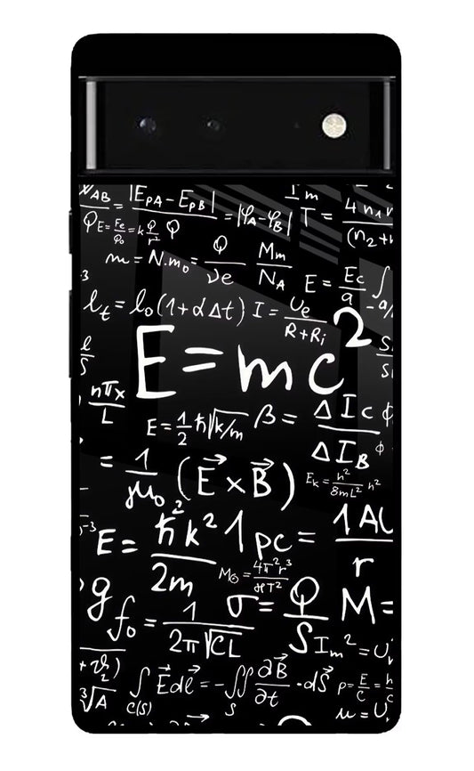 Physics Formula Google Pixel 6 Glass Case