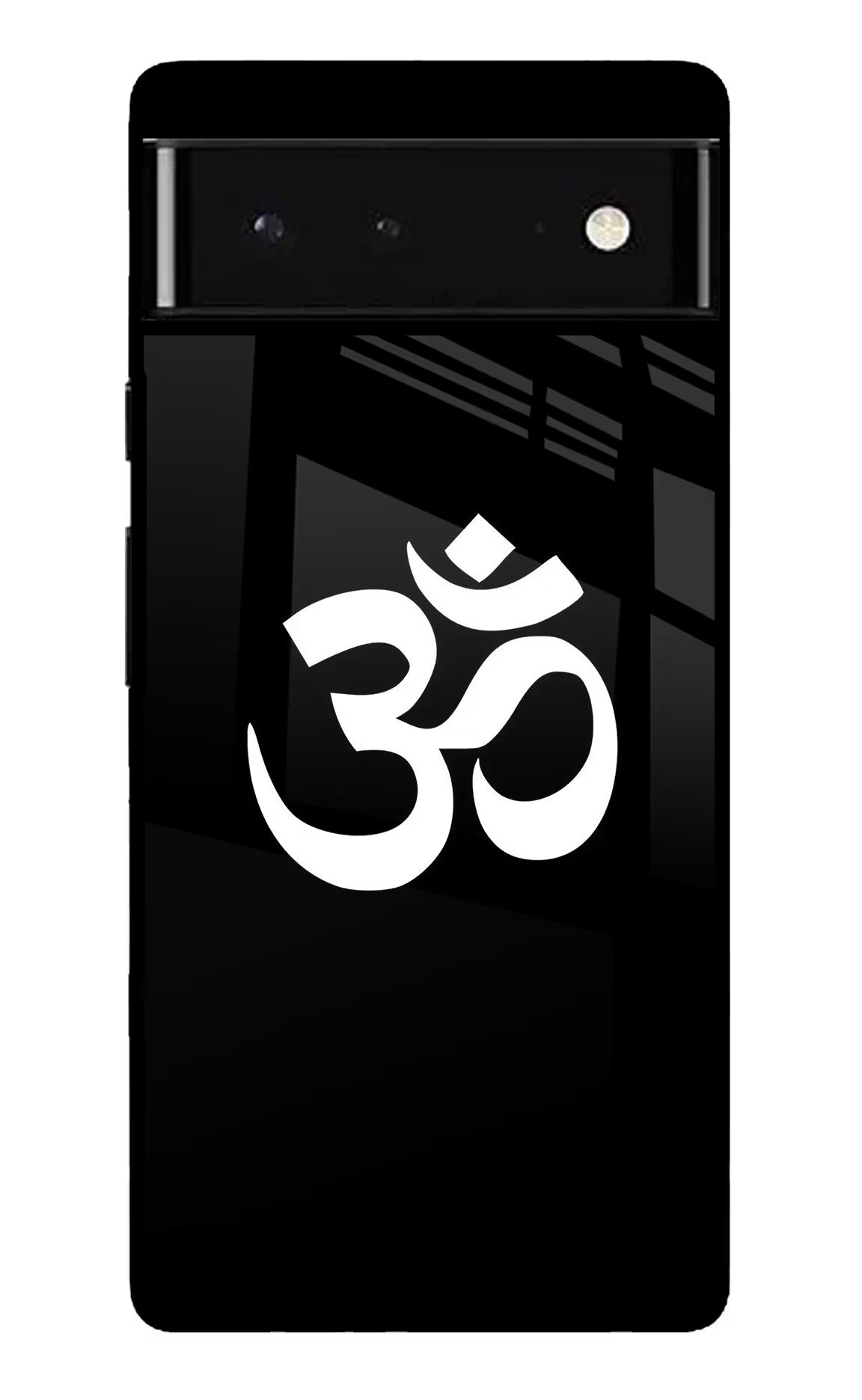 Om Google Pixel 6 Glass Case Back Cover by Casekaro