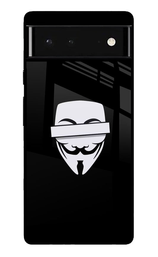 Anonymous Face Google Pixel 6 Glass Case