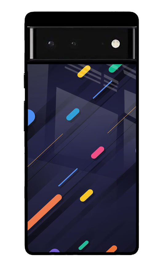 Abstract Design Google Pixel 6 Glass Case