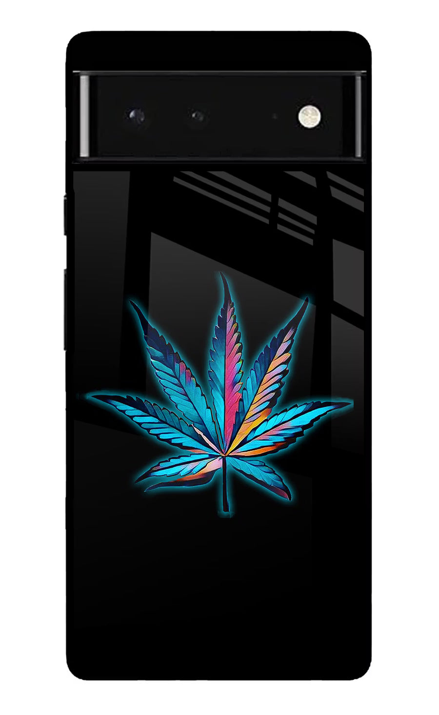 Weed Google Pixel 6 Back Cover, Glass case