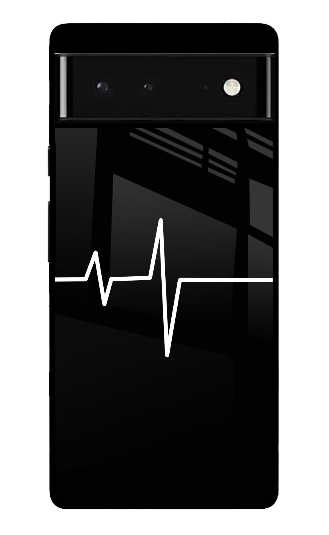 Heart Beats Google Pixel 6 Glass Case Back Cover by Casekaro