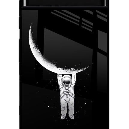 Moon Space Google Pixel 6 Glass Case Back Cover by Casekaro
