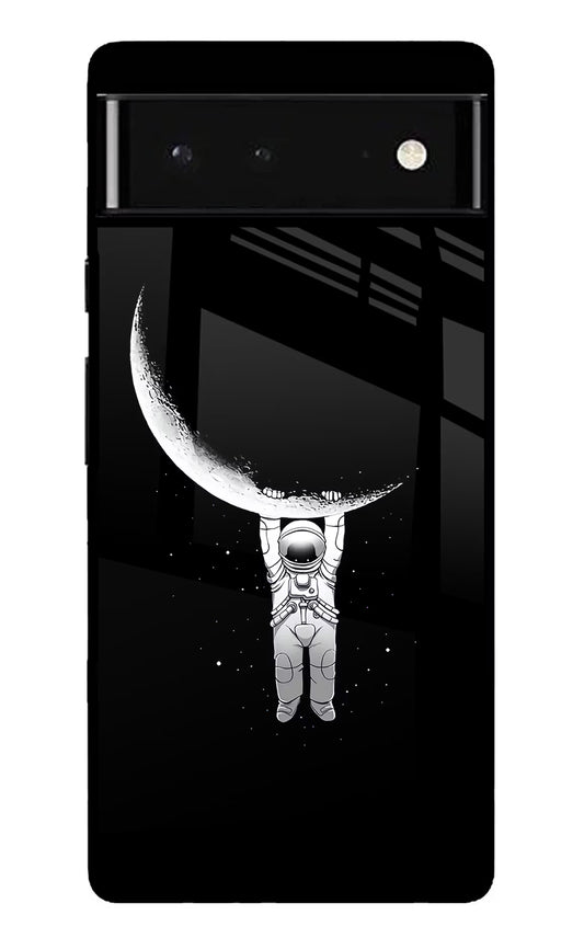 Moon Space Google Pixel 6 Glass Case